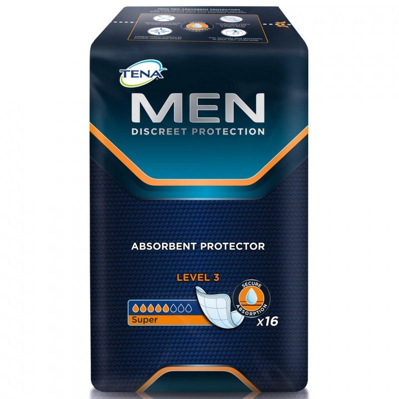 Representative photograph of Male continence pads, level 3