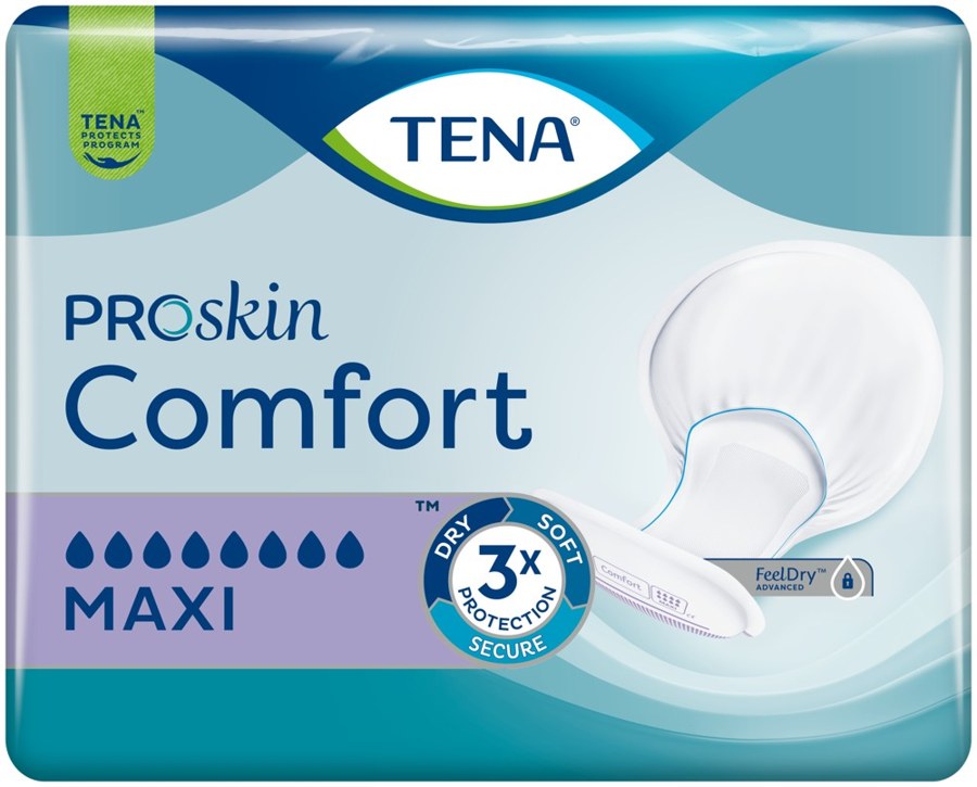 Representative photograph of Shaped continence pads, maxi