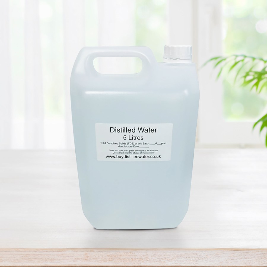 Representative photograph of Demineralised/distilled water