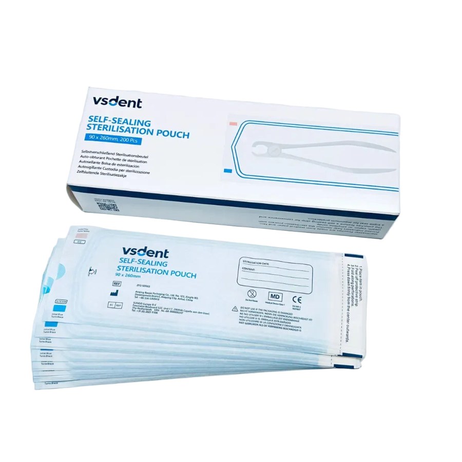 Representative photograph of Medium sterilisation pouches