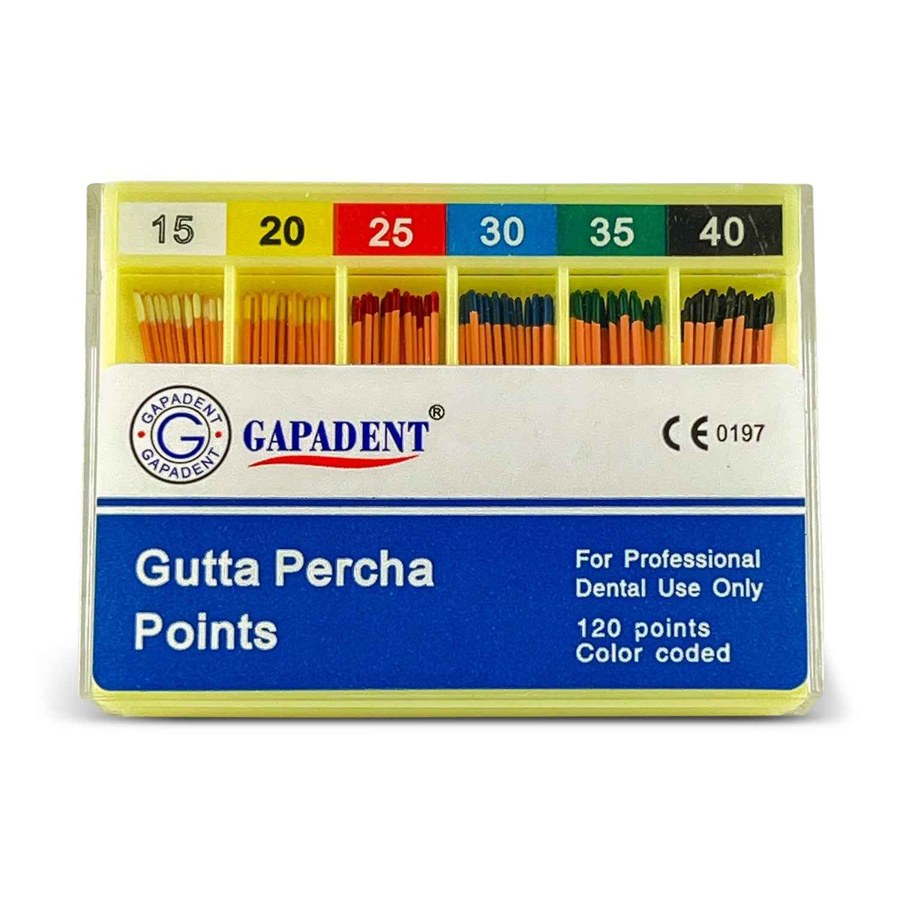 Representative photograph of Gutta-percha ISO cones