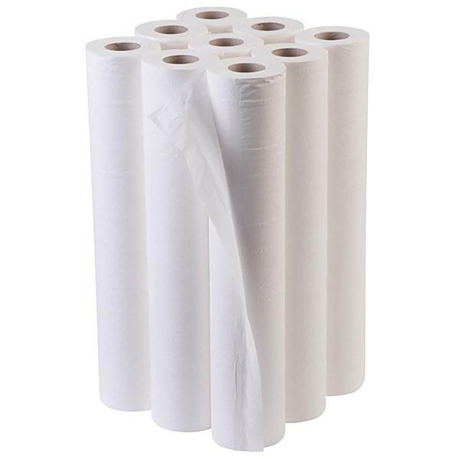 Representative photograph of 20 inch white couch rolls
