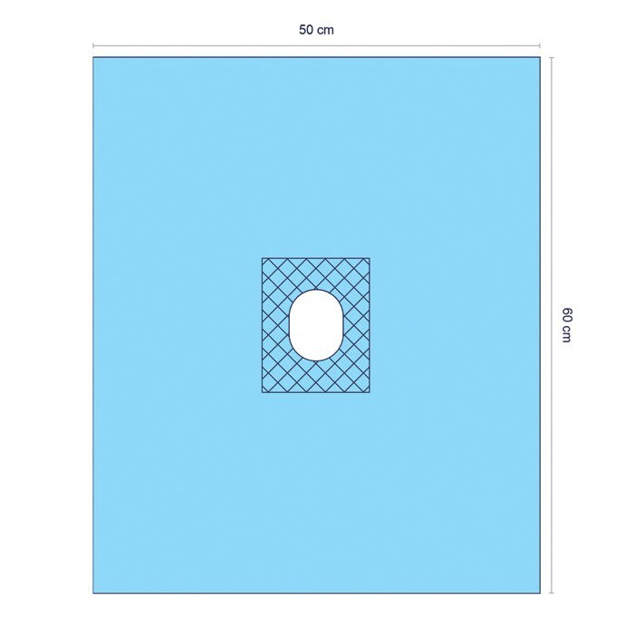 Representative photograph of Sterile aperture drapes, 50 x 60 cm