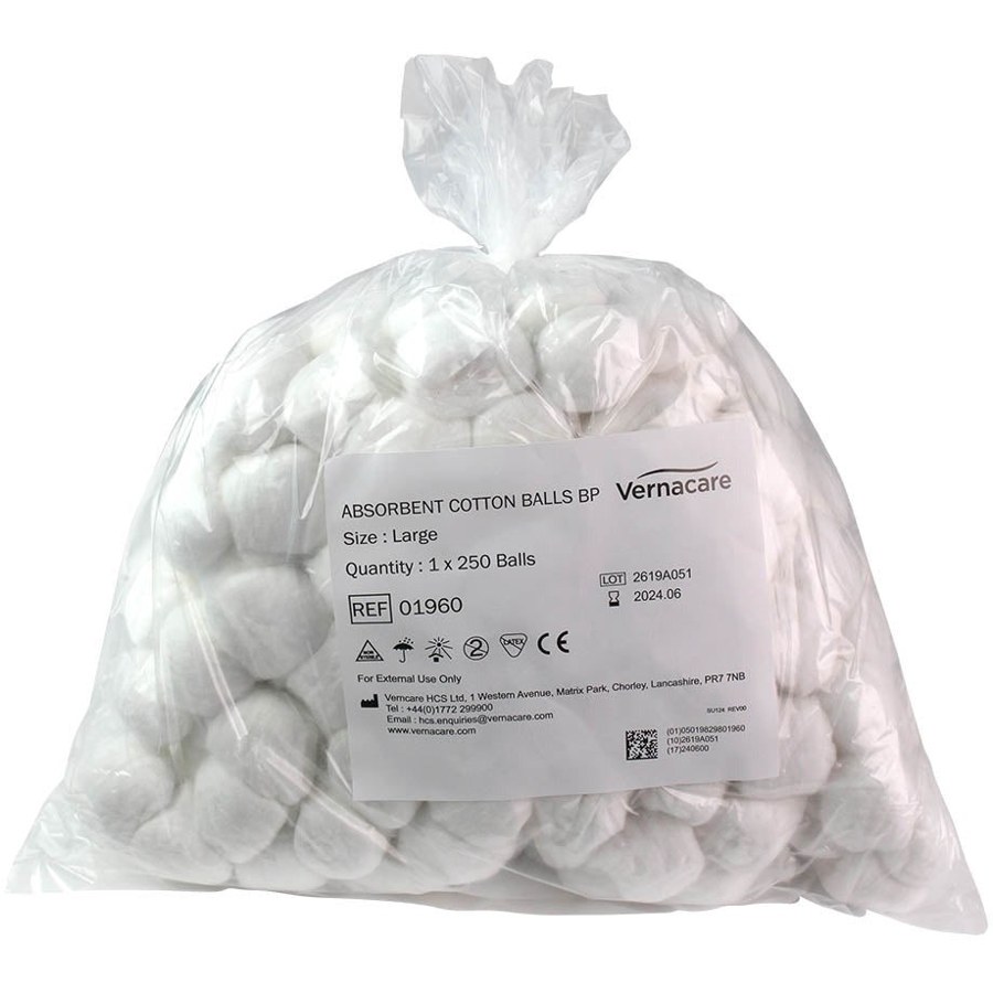 Representative photograph of Large cotton wool balls