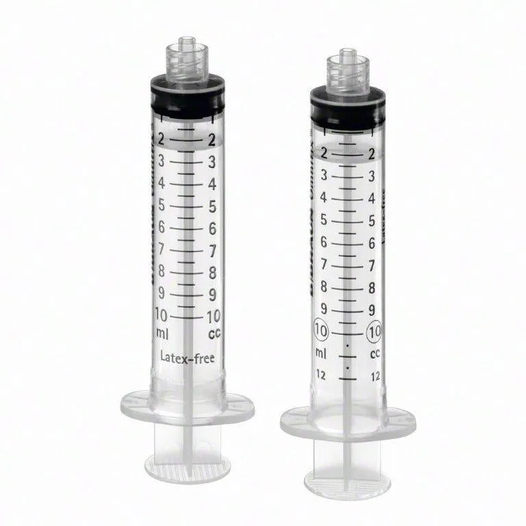 Representative photograph of 20 ml Luer lock syringe